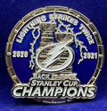 🔥 NHL Tampa Bay Police Coin 2020-2021 Stanley Cup Champs Lightning (Blue)