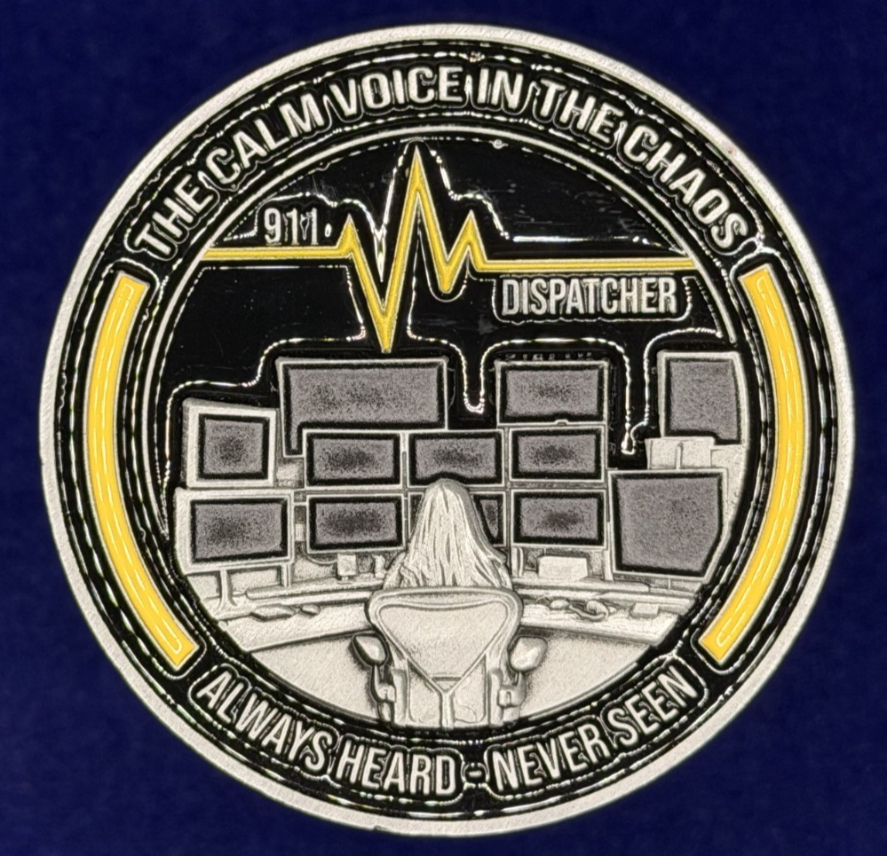 🔥 Sought After Tampa Police (TPD) 9-1-1 Communications Challenge Coin