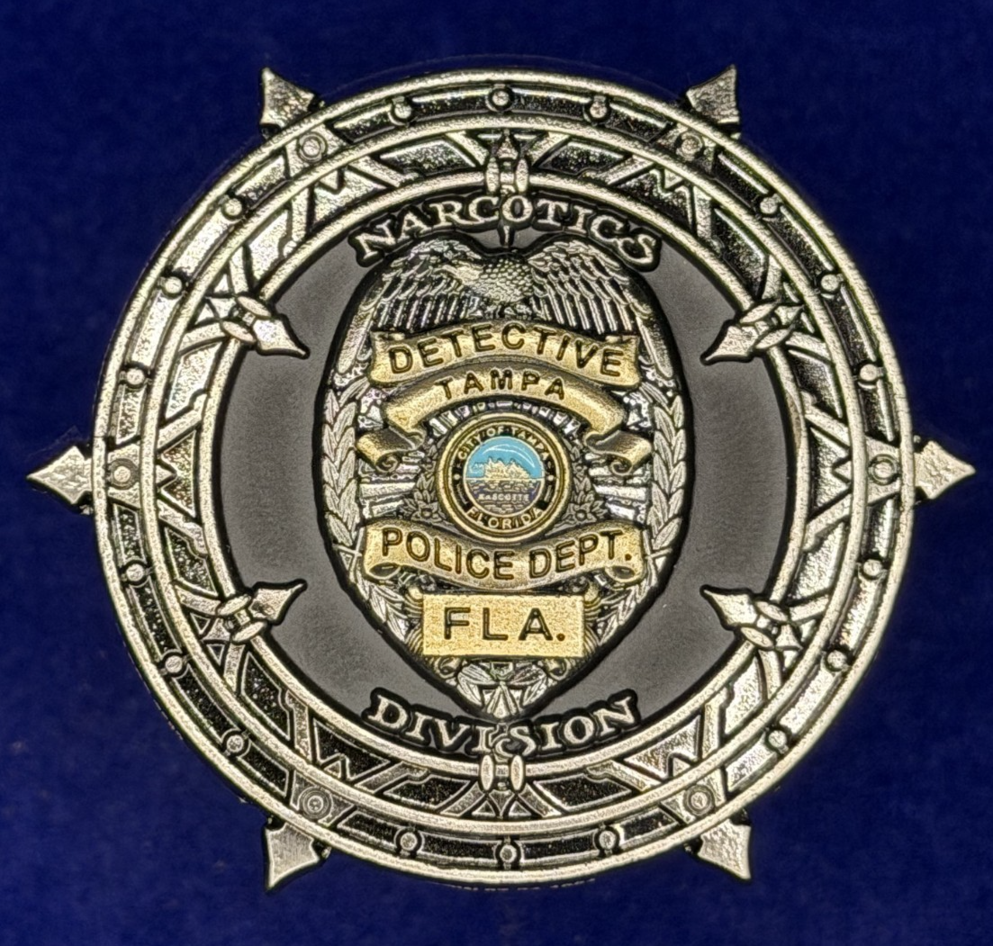 🔥 Sought After Tampa Police (TPD) Narcotics HIDTA Challenge Coin