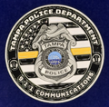 🔥 Sought After Tampa Police (TPD) 9-1-1 Communications Challenge Coin