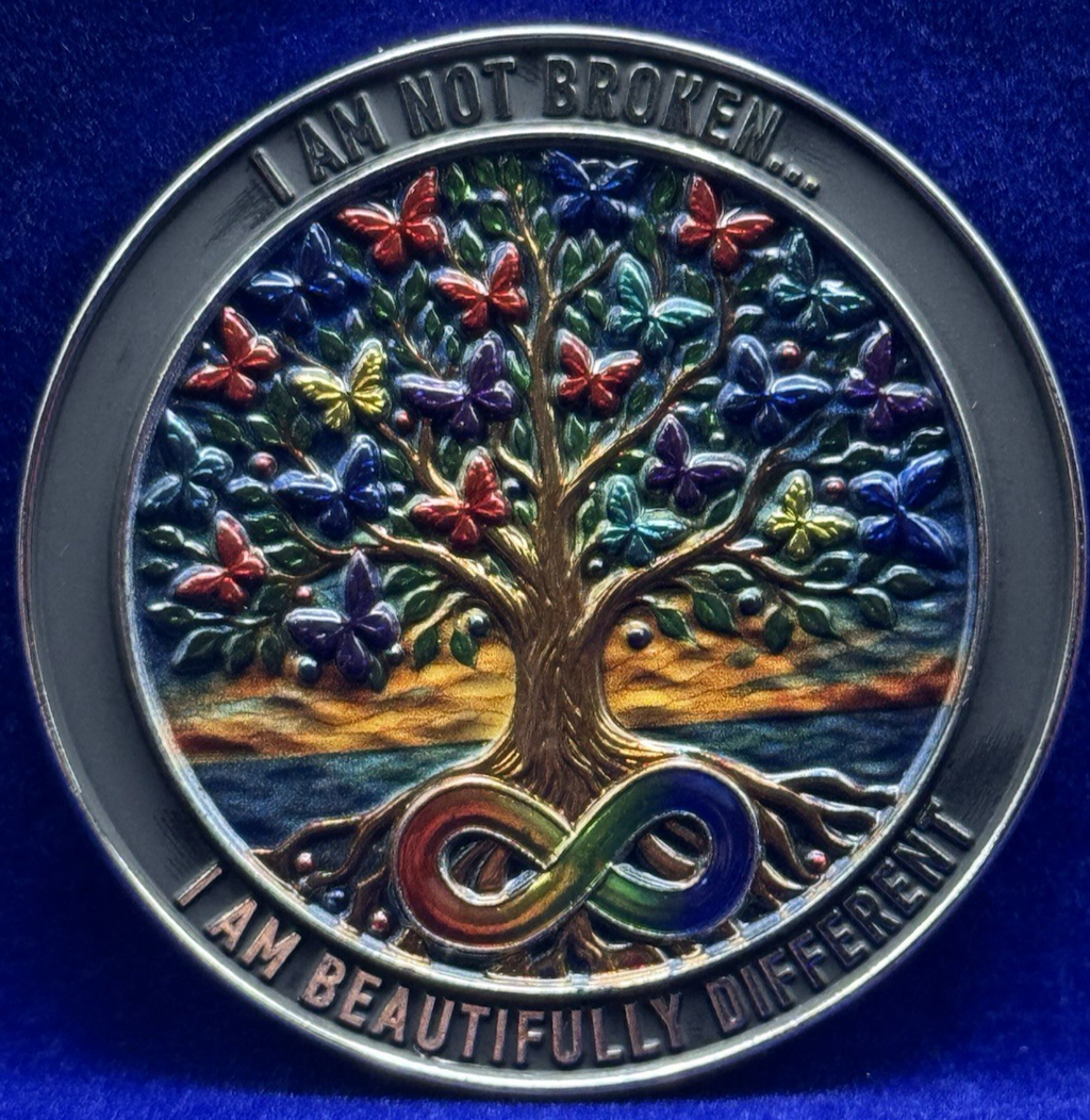 🔥 Sought After Tampa Police (TPD) Autism Challenge Coin