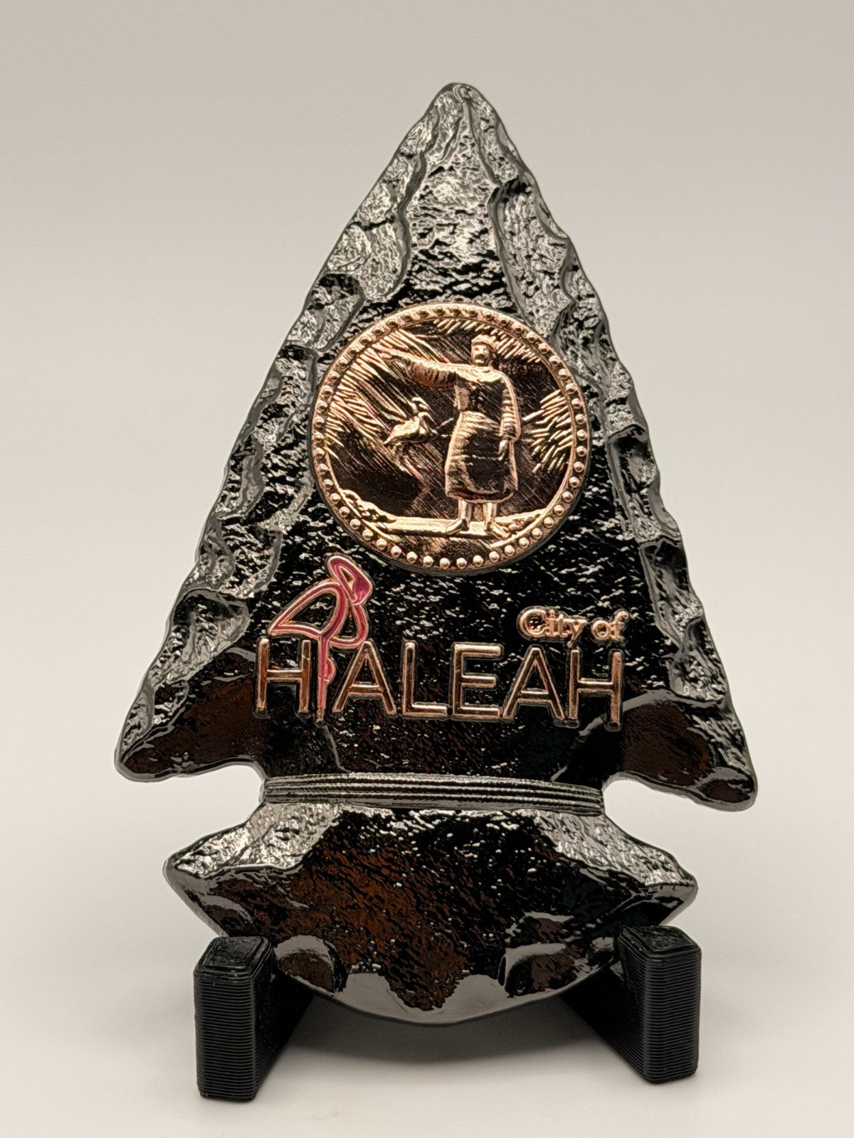 🔥 Sought After - Hialeah Police 100 Year Arrowhead Coin (Rose Gold)