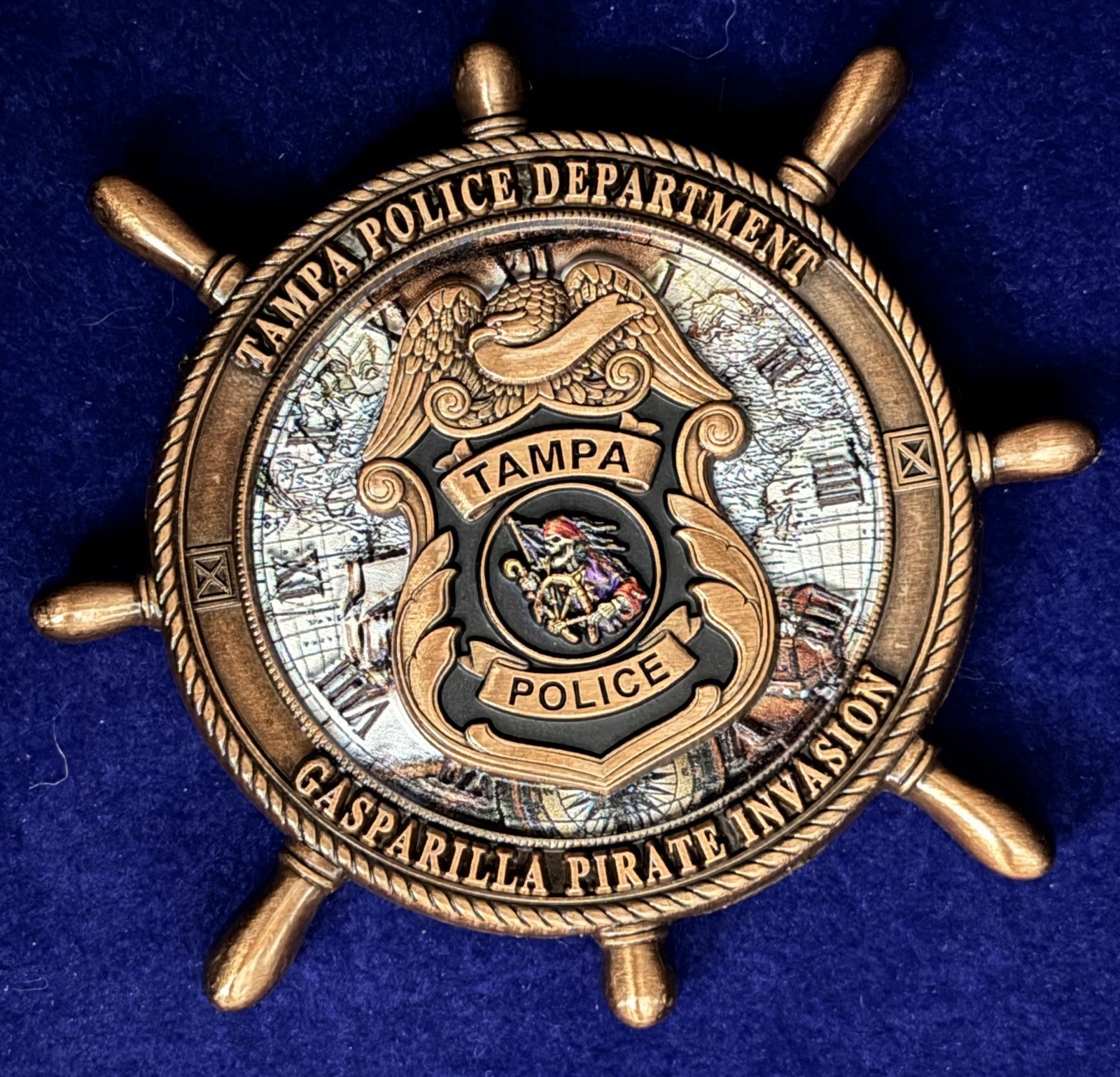 🔥 Sought After 2026 Gasparilla Invasion Tampa Police (TPD) Wheel Coin