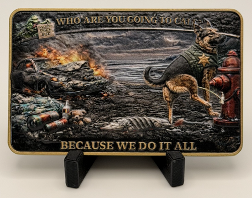 🔥 Sought After - DARE County  "Who You Gonna Call" Challenge Coin