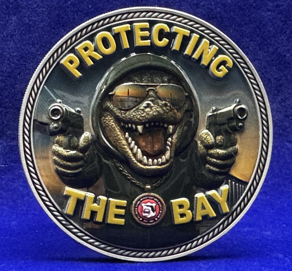 🔥 Sought After - Tampa Bay Multi-Agency Gang Task Force Challenge Coin (Silver)