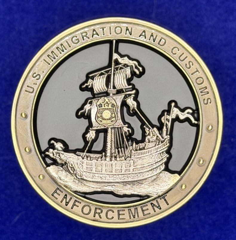 🔥 Sought After Tampa ICE US Immigration and Customs Challenge Coin (Red)