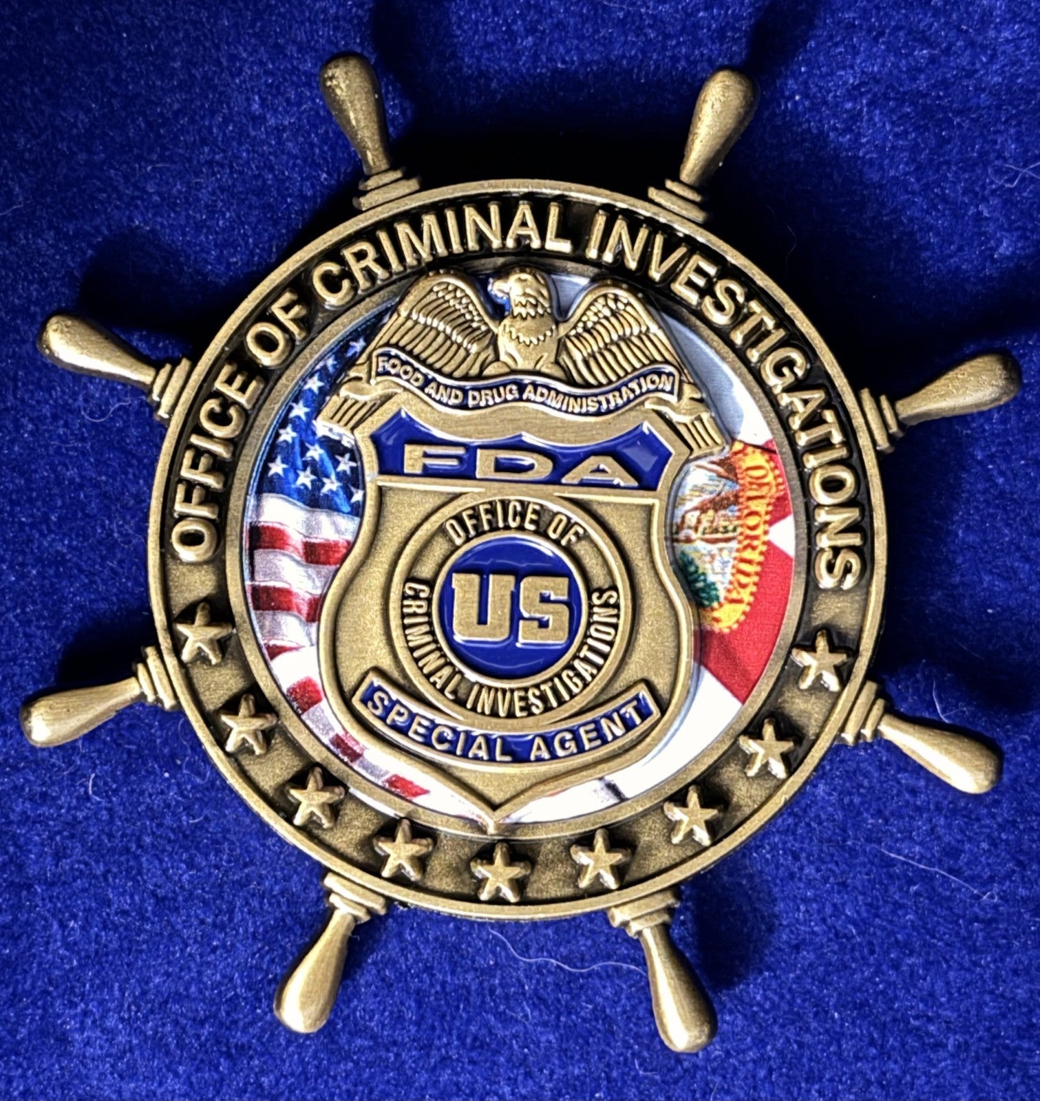 🔥 Sought After US Food and Drug Association (FDA) Pirate Wheel Coin