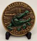 🔥 Sought After Florida Police (FLDE) Alligator Alcatraz Challenge Coin (Green)