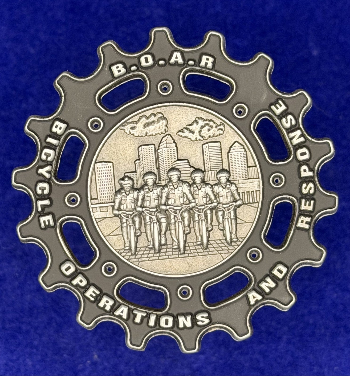 🔥 Sought After Tampa Police (TPD) Bicycle Operations (Silver) Challenge Coin