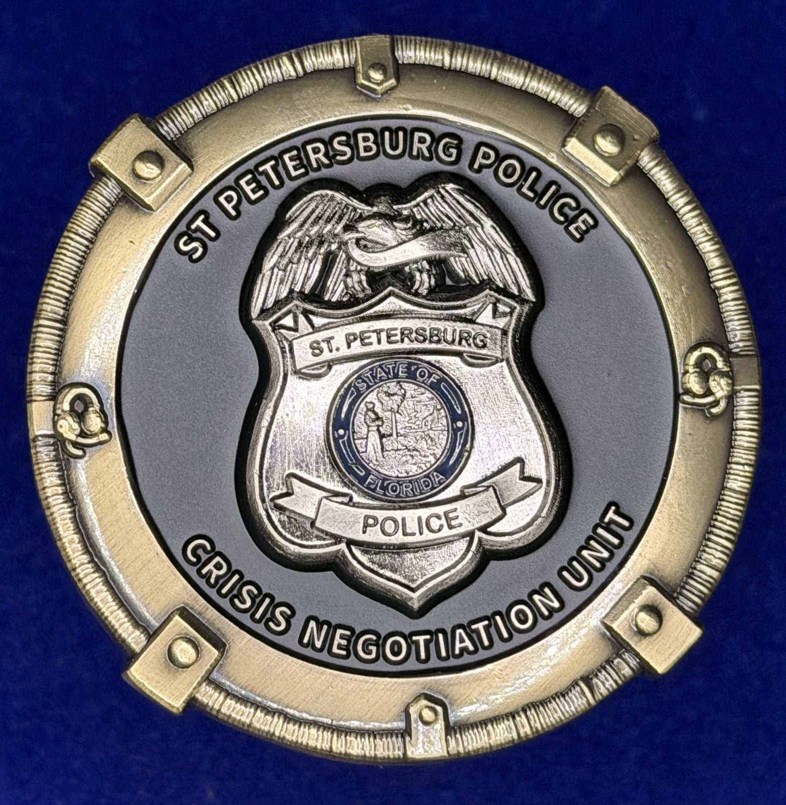 🔥 Sought After - St. Petersburg Crisis Negotiation Challenge Coin (Copper)