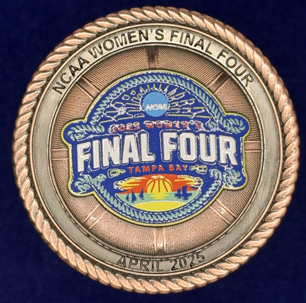 🔥 Sought After Tampa Police (TPD) Final Four Detail Challenge Coin
