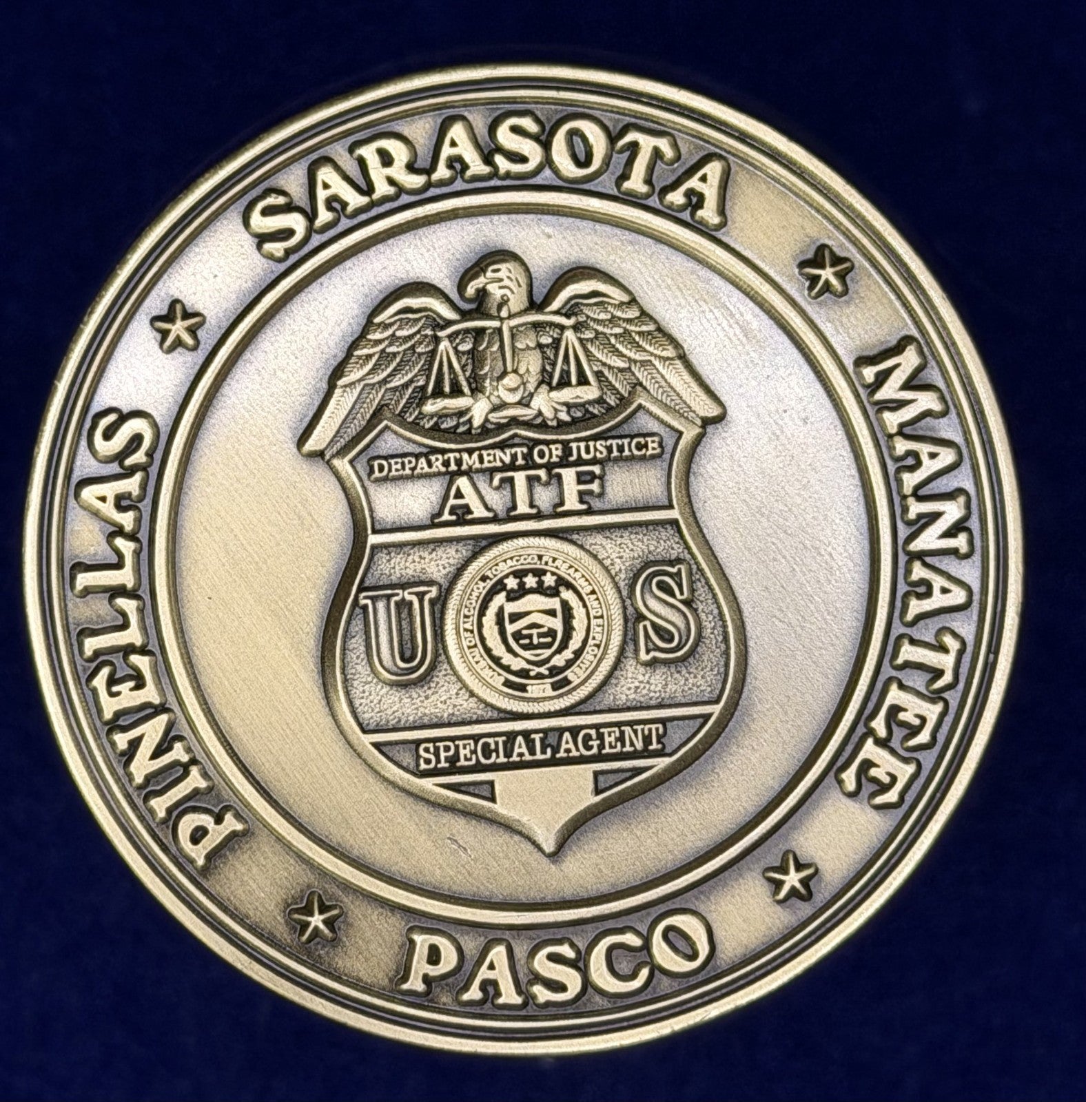 🔥 Sought After - ATF Police Tampa Challenge Coin