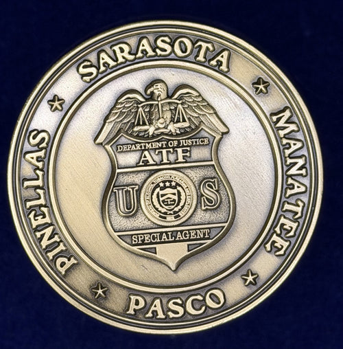 🔥 Sought After - ATF Police Tampa Challenge Coin
